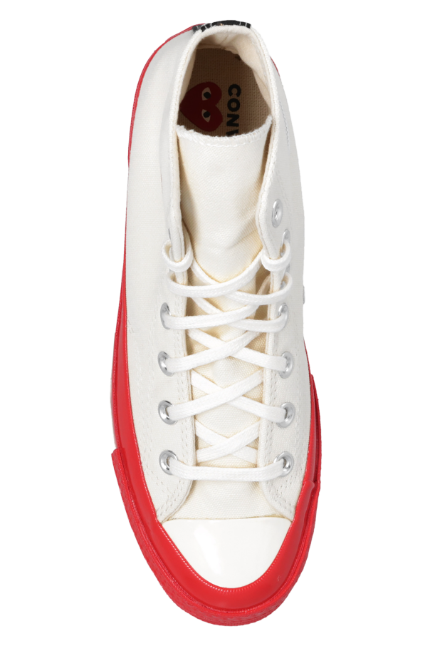 Cream Converse chuck taylor all star move white pink purple women platform 572071c Comme des Garcons Play Converse CLOT x Chuck 70 Hi Ice Cold 164535C VbjdevelopmentsShops France